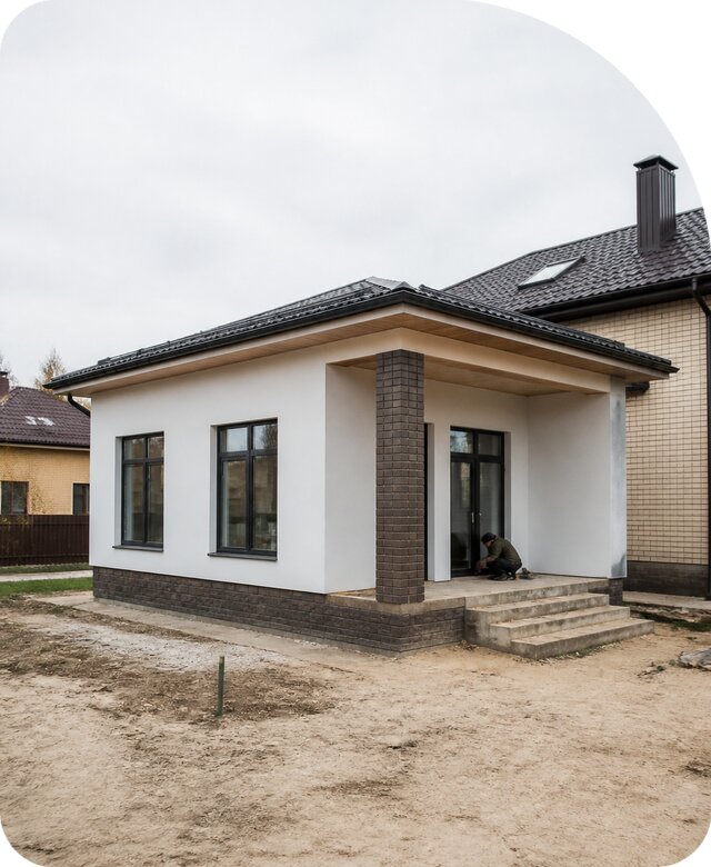 Строительство одноэтажной пристройки в Кургане от 463905 р. | РадиДОМА-Крг