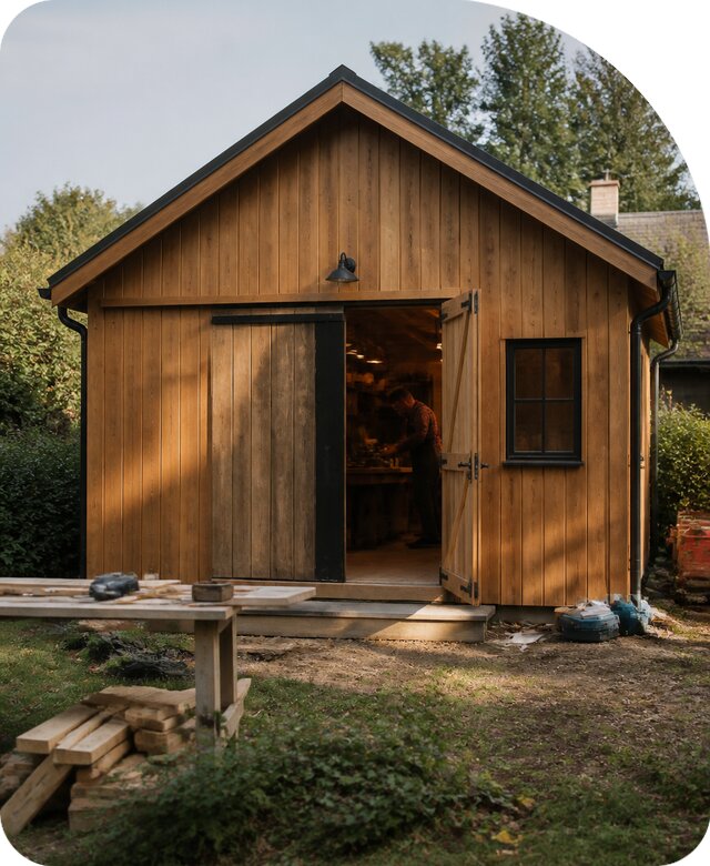 Сарай мастерская в Кургане под ключ цена от 185562 р. | РадиДОМА-Крг